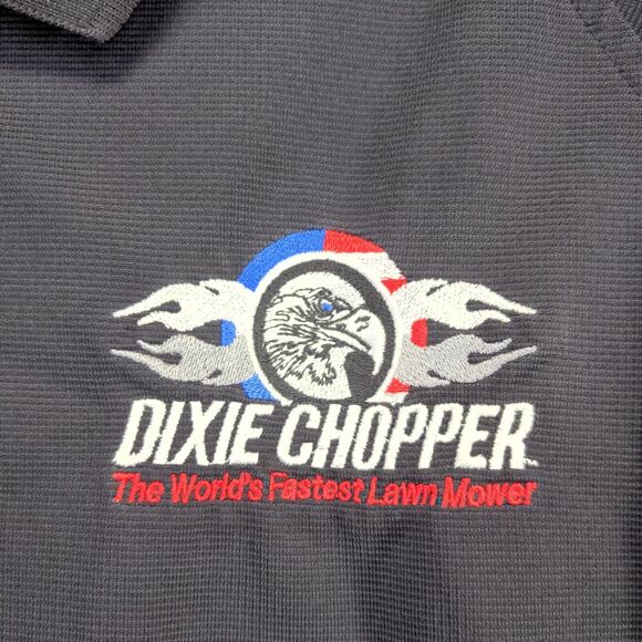 Port Authority Men's Dixie Chopper Polo Shirt Black 2XL Short Sleeve Polyester - Picture 4 of 13